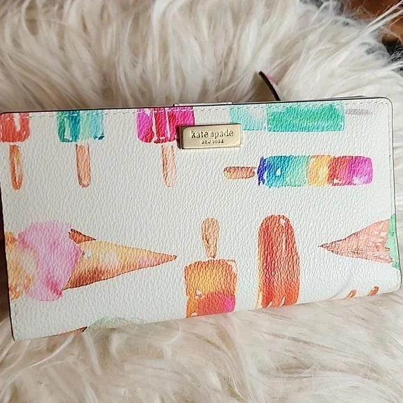 Kate Spade Ice Cream Bi-fold Wallet - Picture 6 of 12